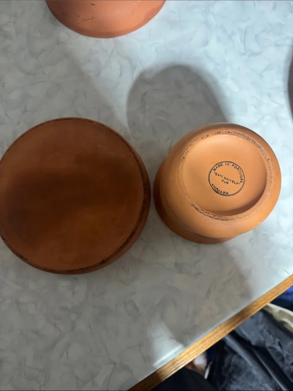 Terracotta Garlic Baker & Pot Set - Orange